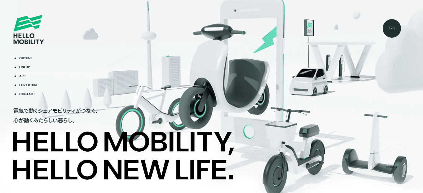 HELLO MOBILITY - 電気で動くシェアモビリティ